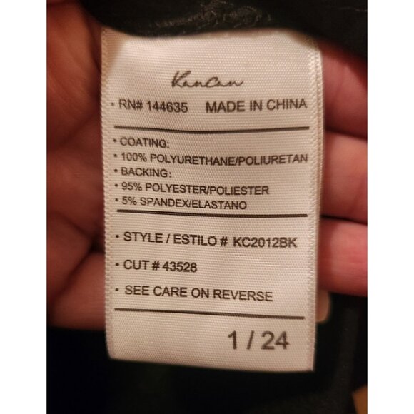 Kancan High Rise Faux Leather Jeggings Size 1/24 NWT - Picture 4 of 6